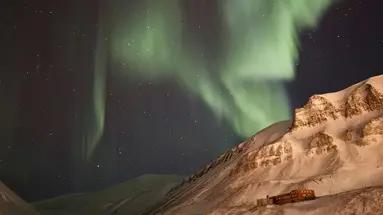 Noc Polarna na Spitsbergenie