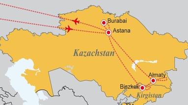 Kazachstan, Kirgistan - W stepach szerokich