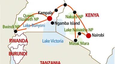 Masai Mara i goryle - zwiedzanie Kenii i Ugandy