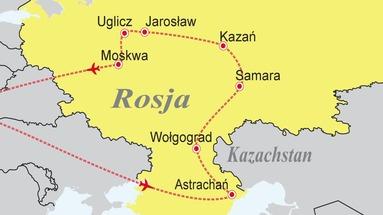 Rosja - Rejs rzeką Wołgą
