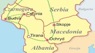Serbia, Czarnogóra, Macedonia, Albania - Słoneczne Bałkany