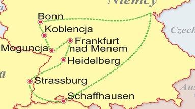 Szwajcaria, Francja, Niemcy - Wzdłuż Renu i Mozeli